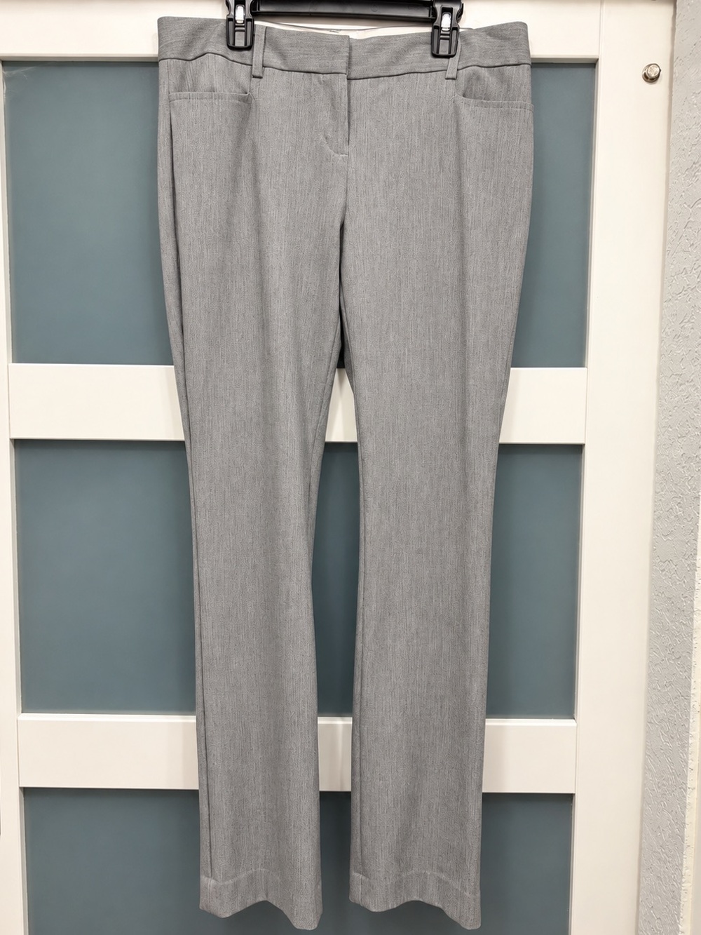 Express Columnist Gray Dress Pants Size 6R Straight Leg Work Pants